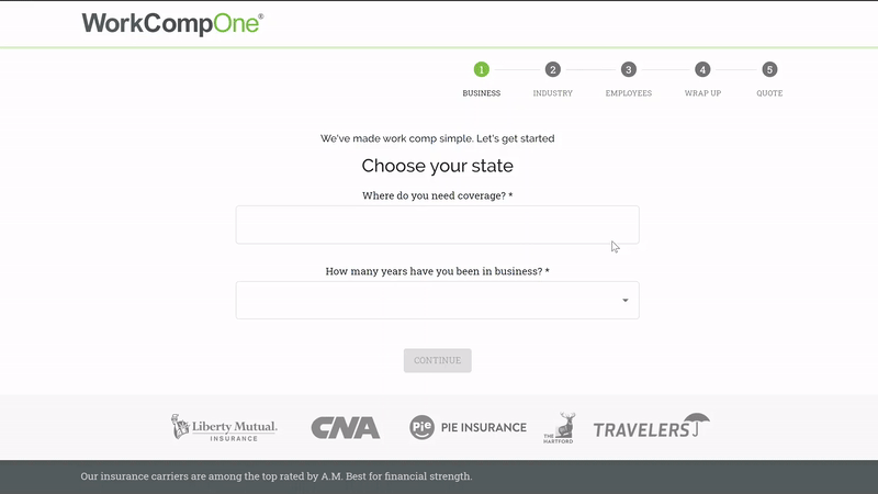 get a workers compensation quote from workcompone