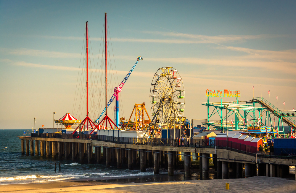 The Steel Pier at Atlantic City, New Jersey.-1