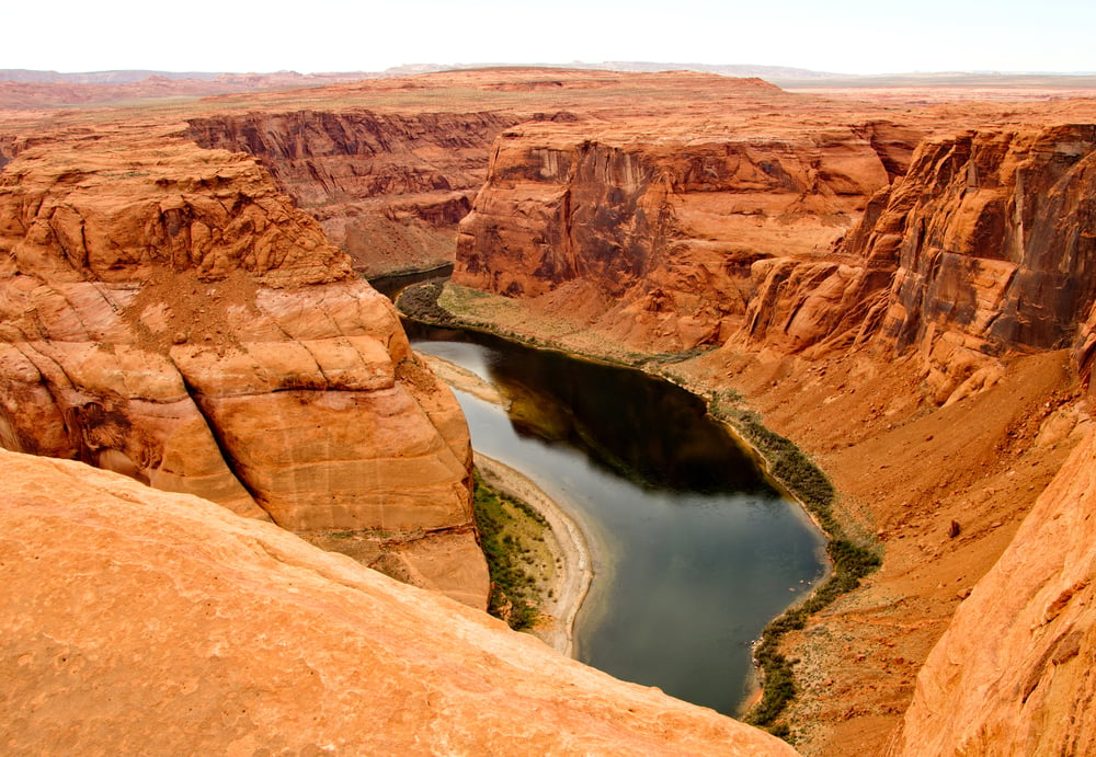 Beautiful landscape at the Grand Canyon with the Colorado River